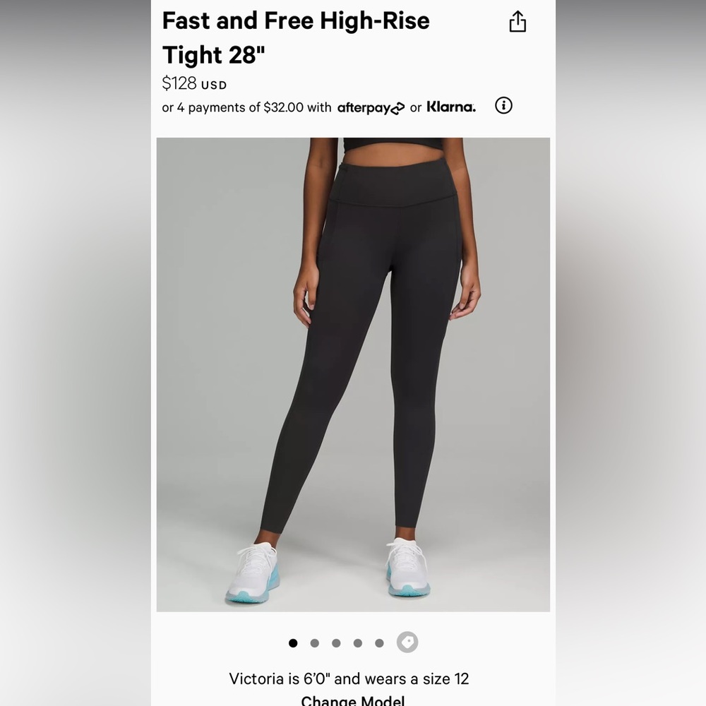 Lululemon Fast and Free Leggings